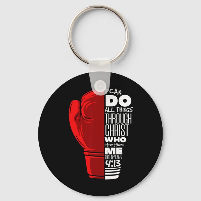Chaveiro Philippians 413 Religiosos Boxing Funny Christian  (Frente)