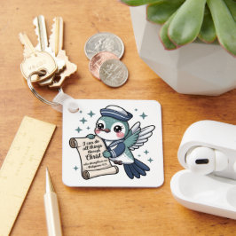 Chaveiro Philippians 4:13 Marinho do Marinheiro Hummingbird