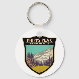 Chaveiro Phipps Peak Sierra Nevada California Vintage