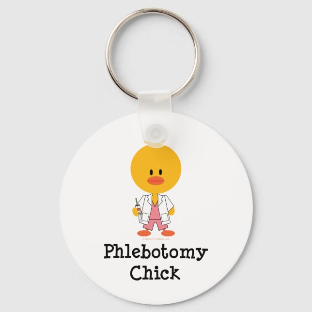 Chaveiro Phlebotomy Chick Keychain (Frente)