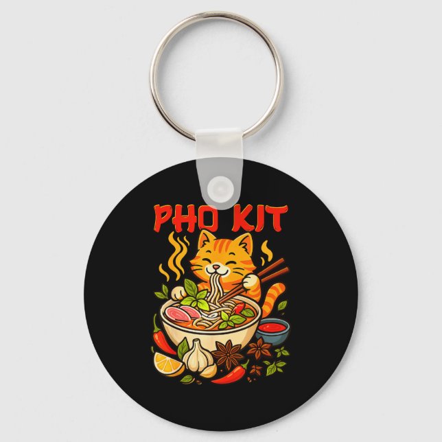 Chaveiro Pho Kit Mariners Cat Funny Meme  (Frente)