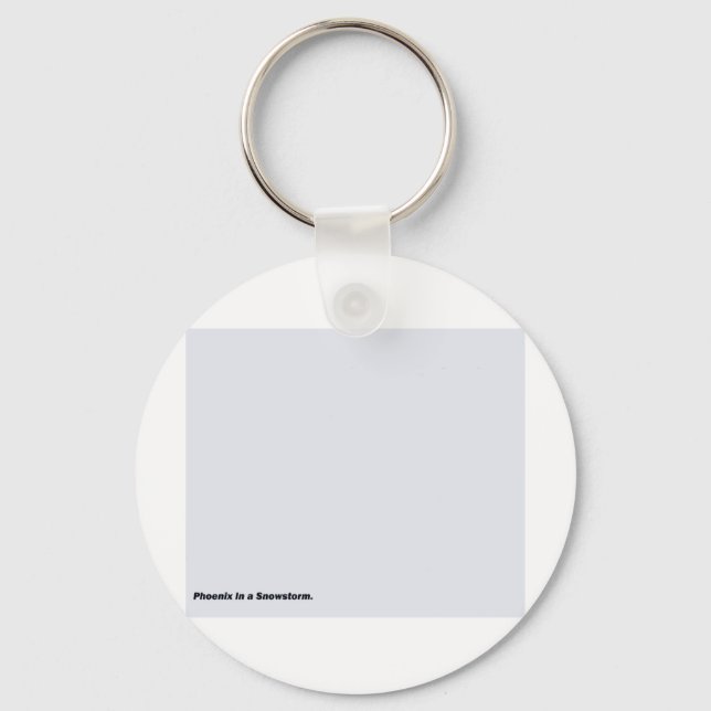 Chaveiro Phoenix numa tempestade de neve (Frente)