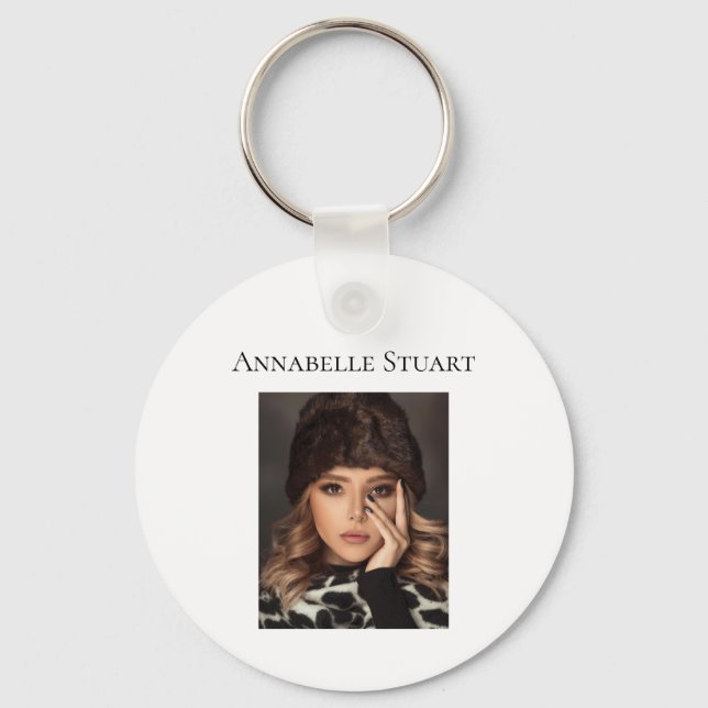 Chaveiro Photo QR code Business Company Large (Frente)