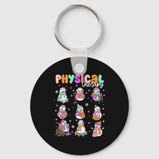 Chaveiro Physical Therapy Christmas Shirt Pt Christmas Snow (Frente)