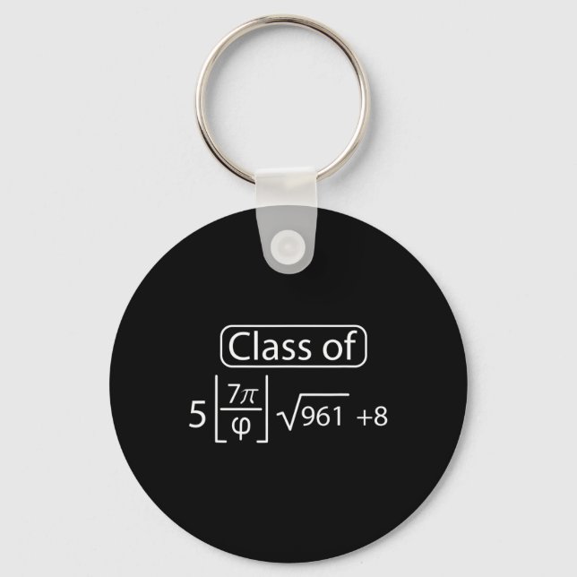 Chaveiro Pi Day Cl De 2025 Graphic Funny Math Lover Graduat (Frente)