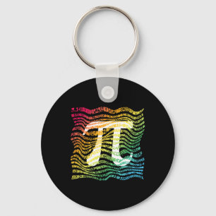 Chaveiro Pi Day Engraçado Professor De Matemática Rainbow P
