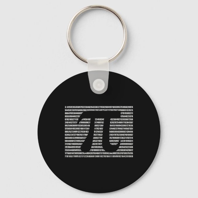 Chaveiro Pi Day Math Science Engraçado Professor Dotado Men (Frente)