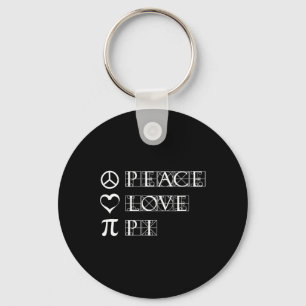 Chaveiro Pi Day Peace Love Math Geometry Trigonometria