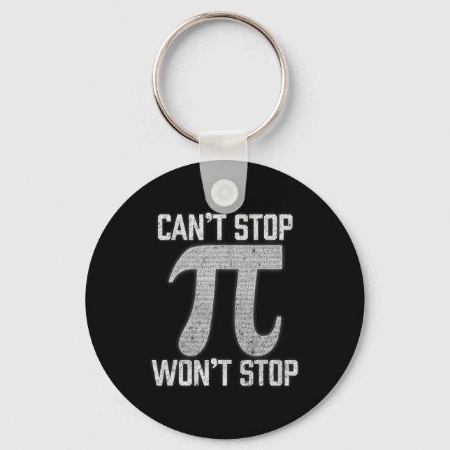 Chaveiro Pi não consegue parar o Pi dia 3.14 da Matemática  (Frente)