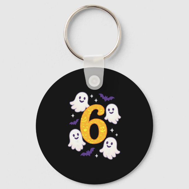 Chaveiro Piada 67 Meme de Halloween Six Seven Fantasia de H (Frente)