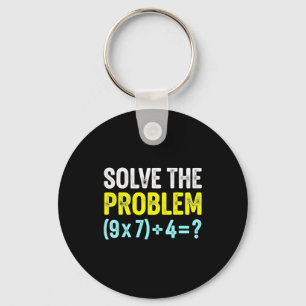 Chaveiro Piada 67 Meme Seis Sete Professor de Matemática Cé