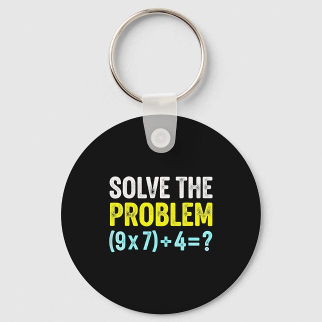 Chaveiro Piada 67 Meme Seis Sete Professor de Matemática Cé (Frente)