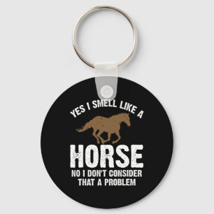 Chaveiro Piada de Cavalo com Presente Engraçado Horseback