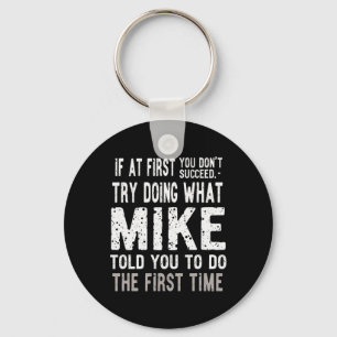 Chaveiro Piada De Natal Tente Fazer O Que Mike Disse Para V
