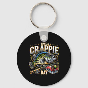 Chaveiro Piada Engraçada de Pesca de Crappie Humor Tenha um