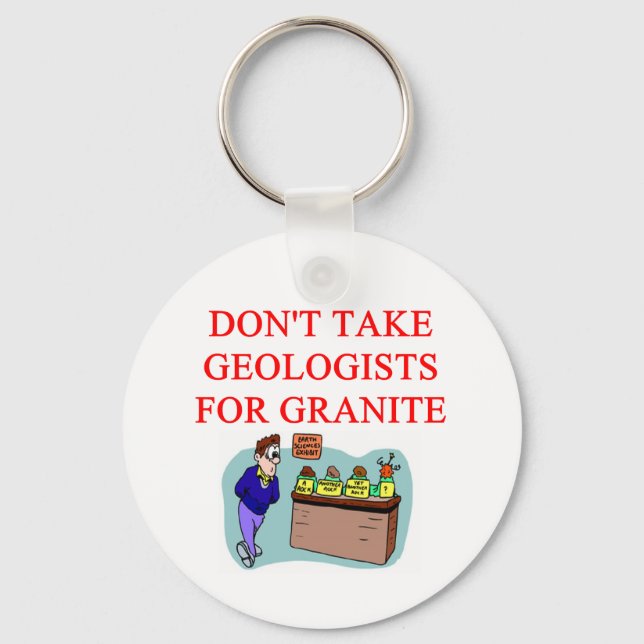 Chaveiro piada geóloga (Frente)