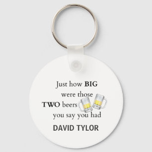 Chaveiro Piada policial, que tamanho...