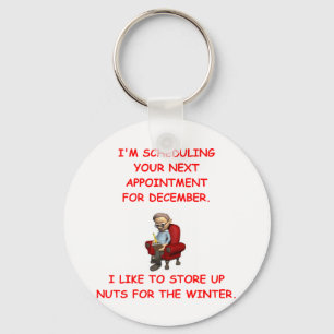 Chaveiro piada psiquiátrica