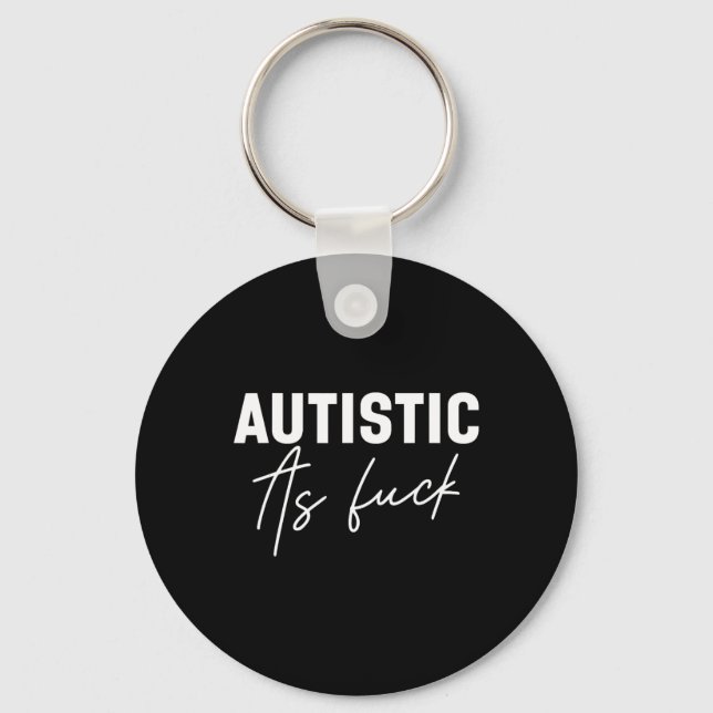 Chaveiro Piadas Autismo Engraçadas (Frente)