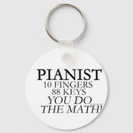 Chaveiro Pianista 10 Dedos 88 Teclas