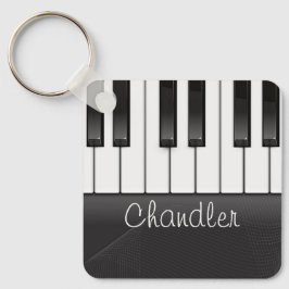 Chaveiro Pianista de NOME Personalizado Chaves de Música