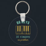 Chaveiro Pianista Engraçado Pianista 88 Chaves Sem Problema<br><div class="desc">Vintage e design retrô para músico,  pianista,  orquestra e amante de música. Legal e engraçada mercadoria design para pianista. Perfeito para professor de piano,  cantor e compositor. presente de Natal e excelente para neto,  mãe,  neta,  pai,  filho,  filha,  irmão,  irmã,  amigos,  colega e colega de trabalho.</div>