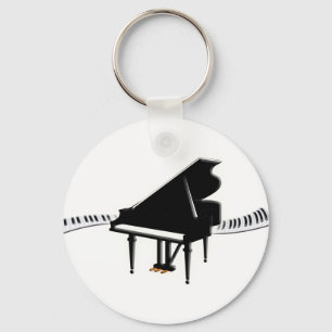 Chaveiro Piano de cauda e teclado