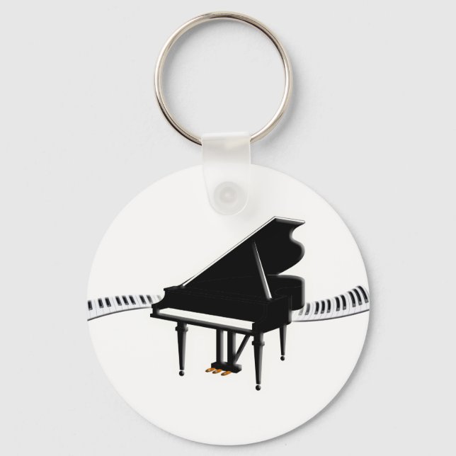 Chaveiro piano e teclado (Frente)