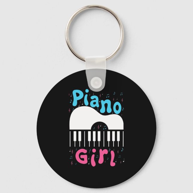 Chaveiro Piano Girl (Frente)