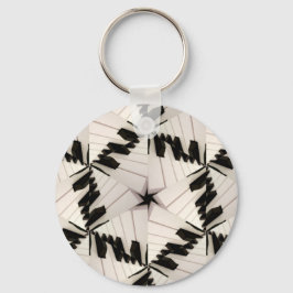 Chaveiro Piano Keys Mandala Kaleidoscope Tecla Ring