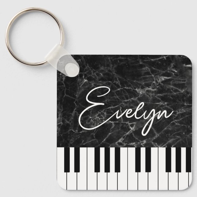 Chaveiro Piano Musical Themed Key Chain Pianist (Frente)