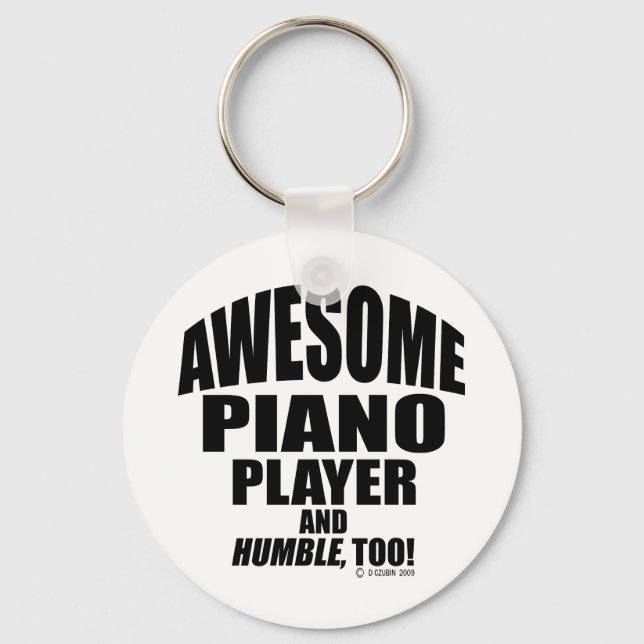 Chaveiro Piano Player Incrível (Frente)