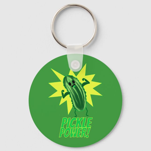 Chaveiro Pickle Power! (Frente)
