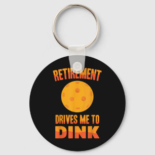 Chaveiro Pickleball - A Aposentadoria Me Leva A Dink - Badm