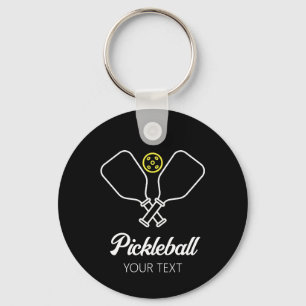 Chaveiro Pickleball com Paddles e Ball Personalizados