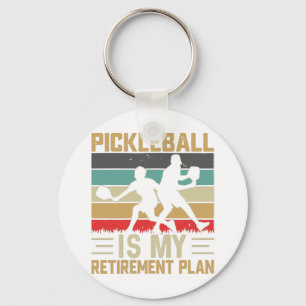 Chaveiro Pickleball É Meu Plano De Aposentadoria Engraçado 