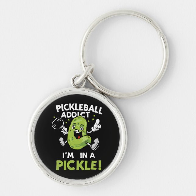 Chaveiro Pickleball-Engraçado (Frente)