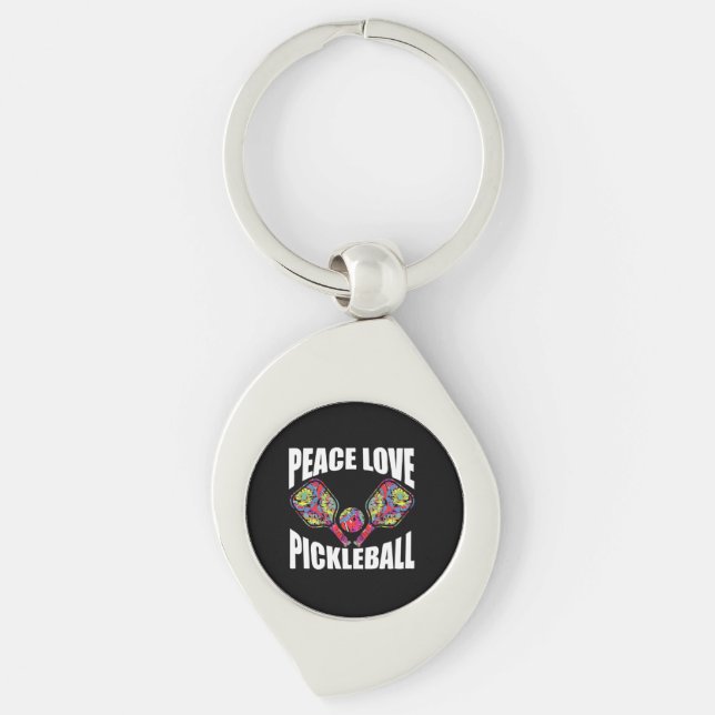 Chaveiro Pickleball Paddle Design (Frente)