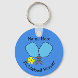 Chaveiro Pickleball Player Key Ring