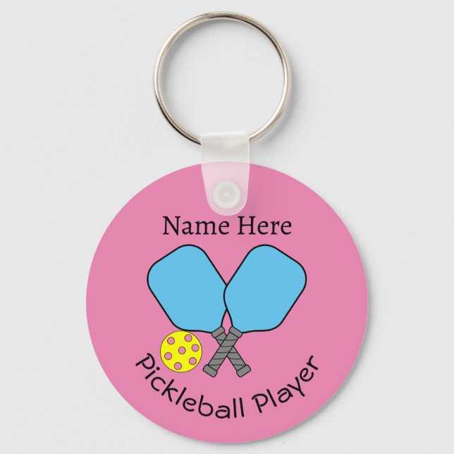 Chaveiro Pickleball Player Key Ring (Frente)