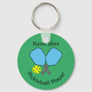 Chaveiro Pickleball Player Key Ring
