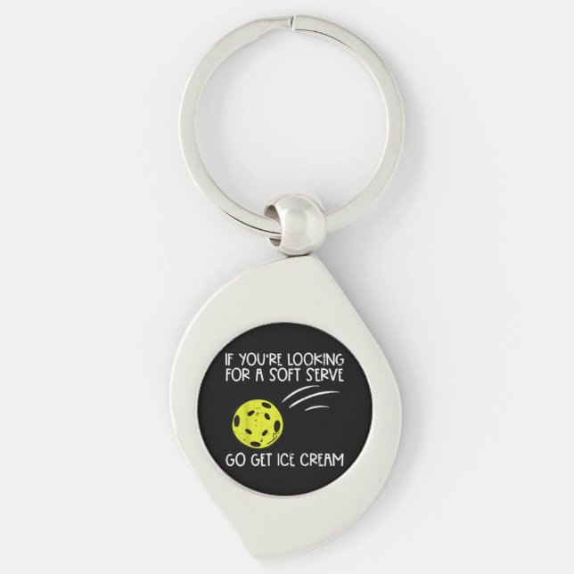 Chaveiro Pickleball Soft Serve Get Sorvete Pickle Ball Me (Frente)