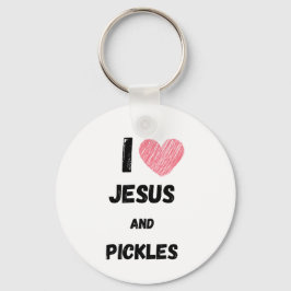 Chaveiro Pickles and Jesus Religious