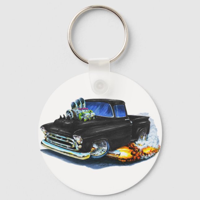 Chaveiro Pickup Black 1957 Chevy (Frente)