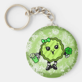 Chaveiro Picle do Dia de St Patty | Picles de Natal