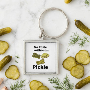 Chaveiro Picles de Pepino Sem Sabor Sem Picles