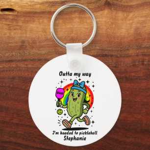 Chaveiro Picles Engraçados - Humor de Pickleball