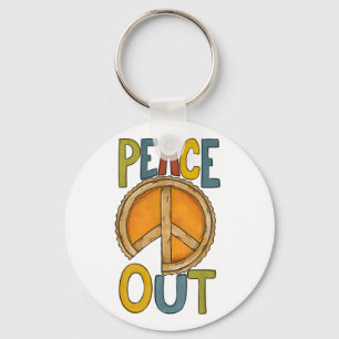 Chaveiro Pie Pumpkin Peace Out