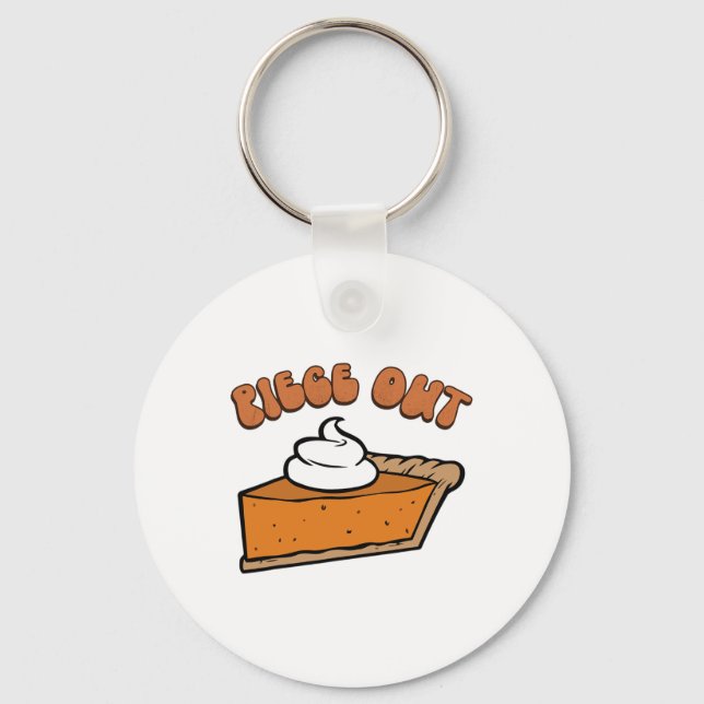 Chaveiro Piece Retro Engraçado Fall Fall Groovy (Frente)