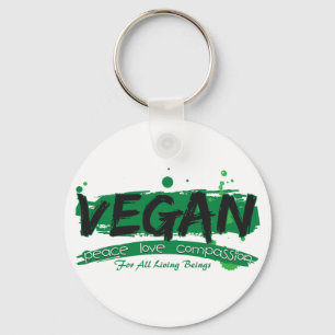 Chaveiro Piedade do amor da paz do Vegan